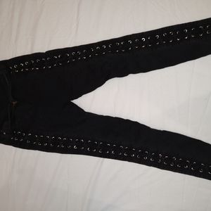 Fashion Nova Lace up Pants